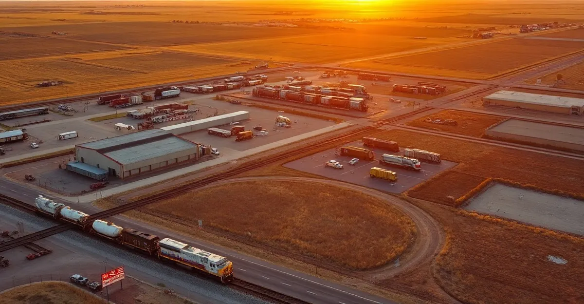 Aerial view of Alliance, NE showing the local landscape and terrain relevant to aerial imaging operations
