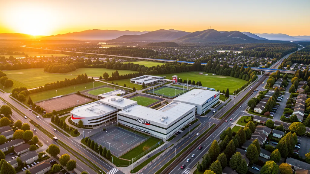 Aerial view of Beaverton, OR showing the local landscape and terrain relevant to aerial imaging operations