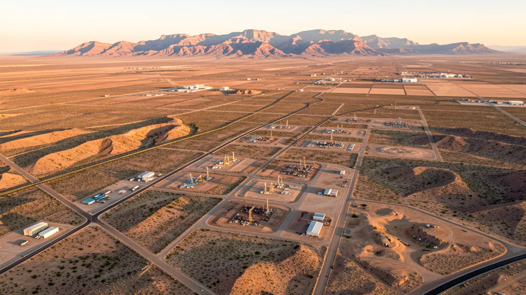 Aerial view of Carlsbad, NM showing the local landscape and terrain relevant to aerial imaging operations