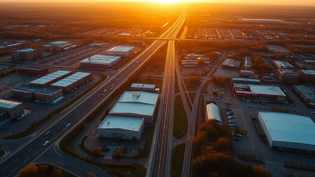 Aerial view of Edison, NJ showing the local landscape and terrain relevant to aerial imaging operations
