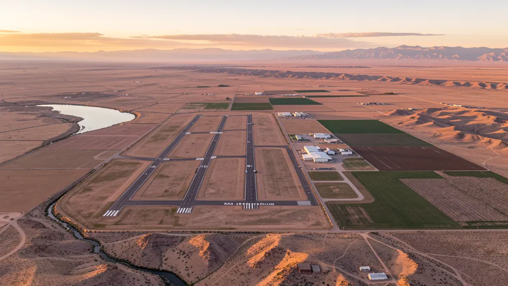 Aerial view of Fallon, NV showing the local landscape and terrain relevant to aerial imaging operations