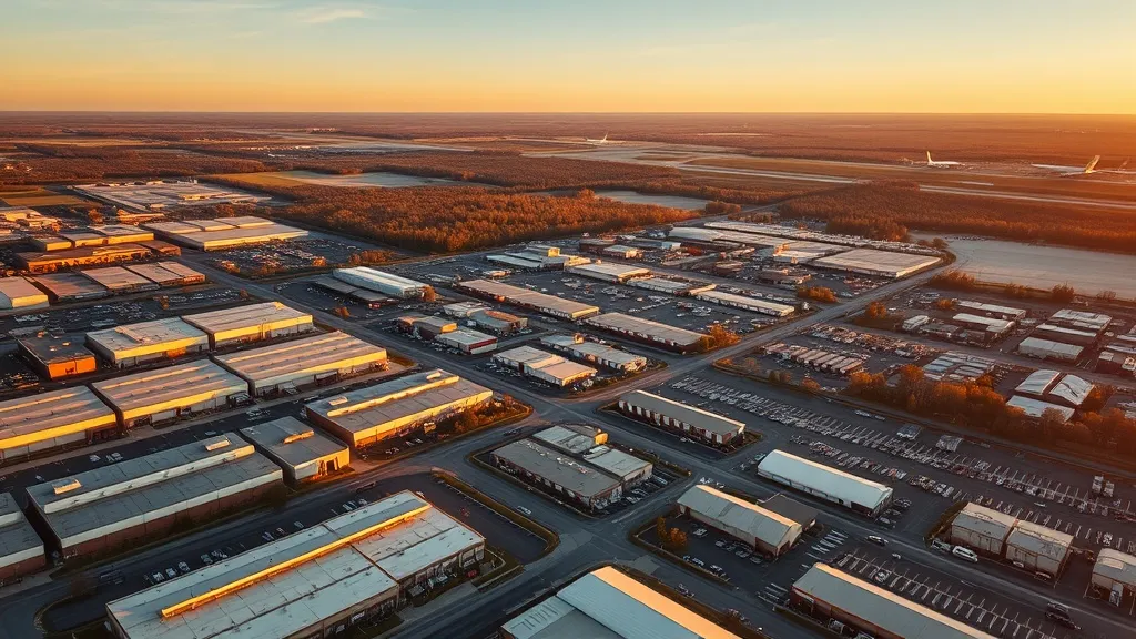 Aerial view of Hauppauge, NY showing the local landscape and terrain relevant to aerial imaging operations