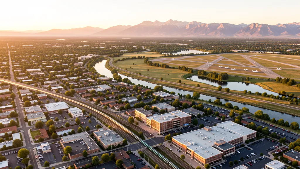Aerial view of Littleton, CO showing the local landscape and terrain relevant to aerial imaging operations