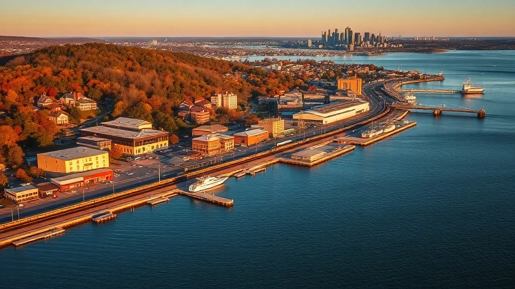 Aerial view of Lynn, MA showing the local landscape and terrain relevant to aerial imaging operations