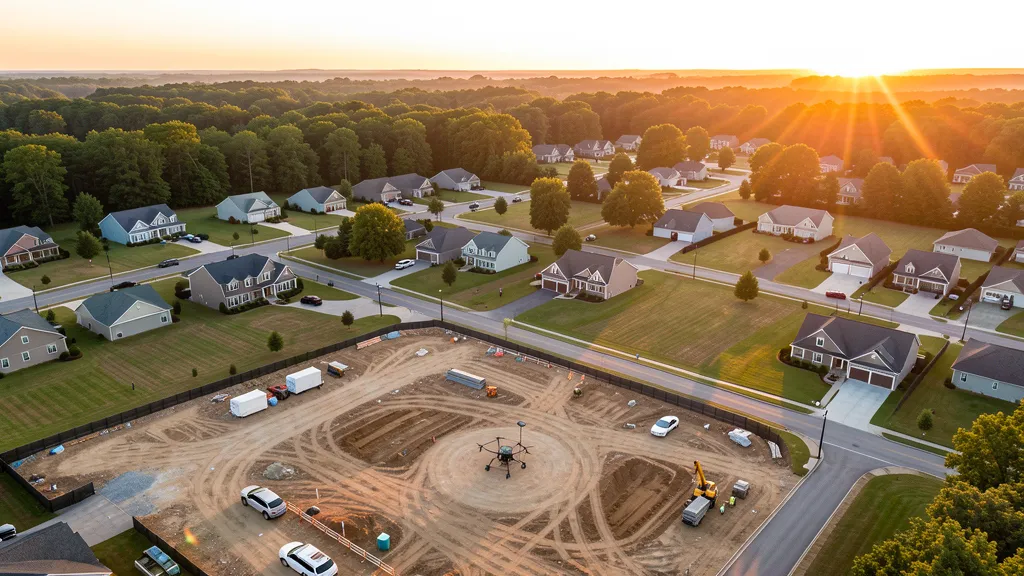 Aerial view of Millersville, TN showing the local landscape and terrain relevant to aerial imaging operations