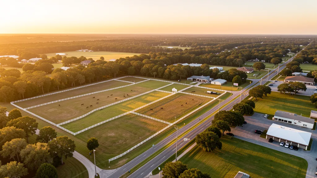 Aerial view of Ocala, FL showing the local landscape and terrain relevant to aerial imaging operations