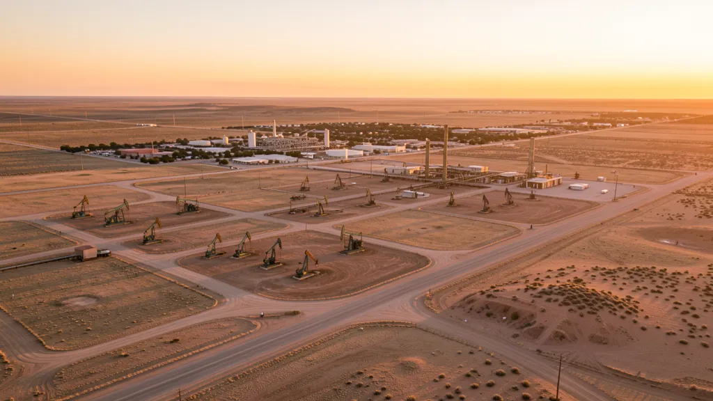 Aerial view of Odessa, TX showing the local landscape and terrain relevant to aerial imaging operations