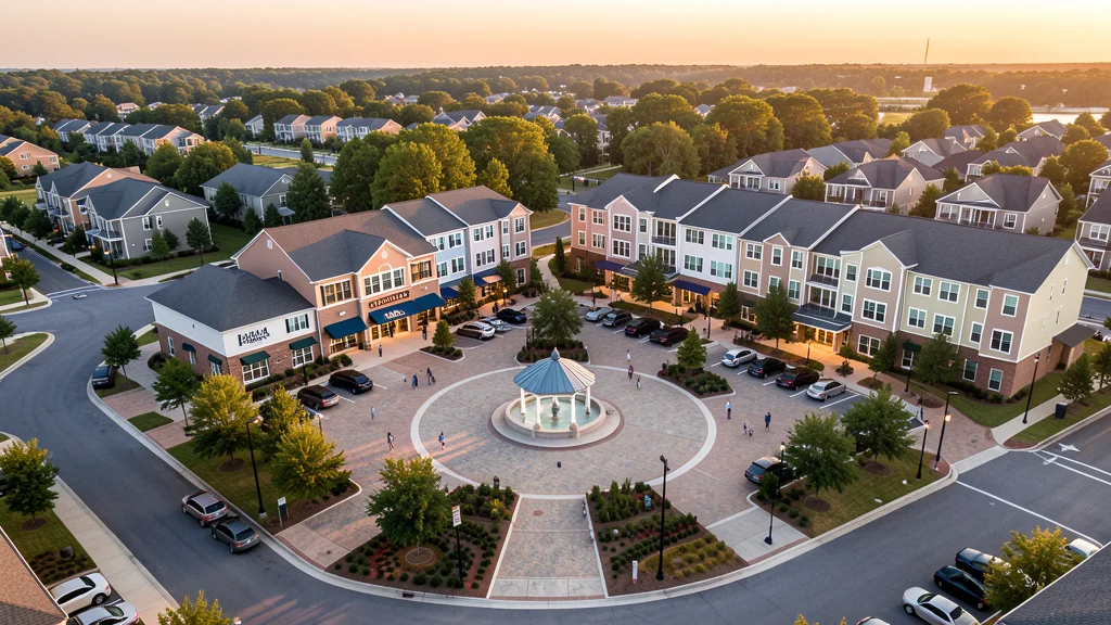 Aerial view of Smyrna, GA showing the local landscape and terrain relevant to aerial imaging operations