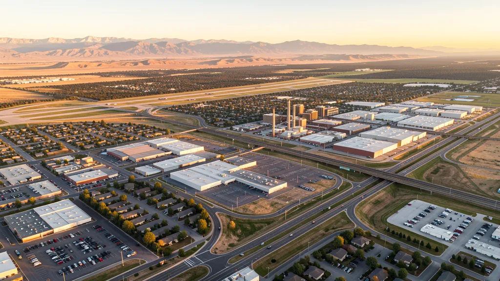 Aerial view of South Salt Lake, UT showing the local landscape and terrain relevant to aerial imaging operations