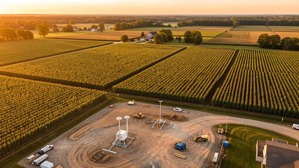 Aerial view of Springfield, TN showing the local landscape and terrain relevant to aerial imaging operations