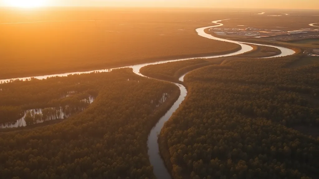 Aerial view of Suffolk, VA showing the local landscape and terrain relevant to aerial imaging operations